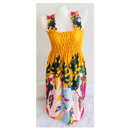 RUFFLES Mini Smocking || Maternity Dress || Summer Dress ||Above the knee up to Medium Size M
