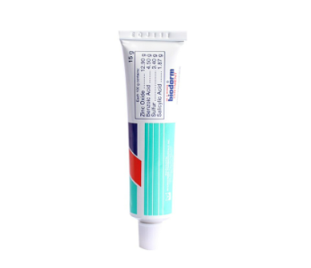 Bioderm Zinc oxide Benzoic Acid Sulfur Salicylic Acid 15 g Tube