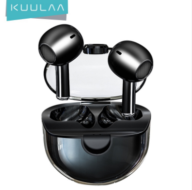 KUULAA M6 Transparent Sports Bluetooth Headset TWS Semi-in-ear Wireless Ultra-long Battery Life Boys And Girls High-quality Sound Quality