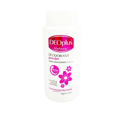 Deoplus Natural Tawas Powder Skin Lightening Formula Underarm & Foot 80g