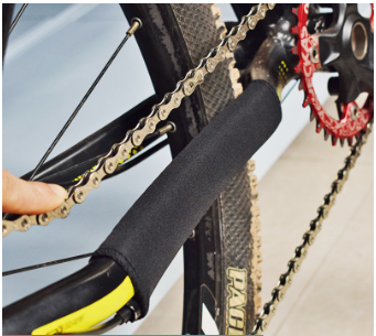 Bike Chain Care Cycling Protective Cover Protector Guard Frame Sticker