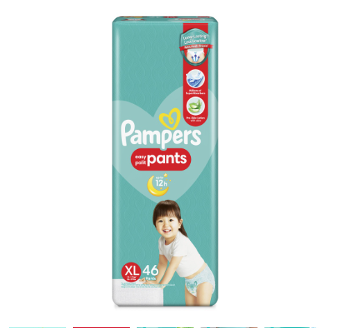 Pampers Baby Dry Pants Diapers XL 46s x 2 packs (92 pcs) - 12-17kg