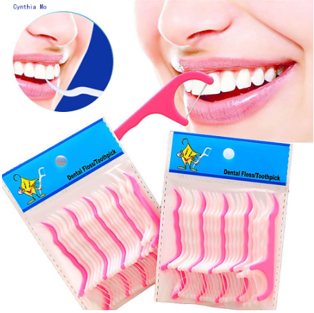 25Pcs Dental Floss Oral Care Flosser Picks Teeth Toothpicks Stick Tooth Clean CM