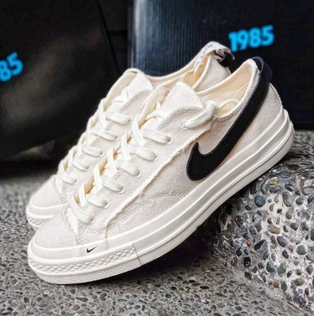 Nike X Converse 1985 Men's and Women's Low-top Canvas Sneakers Casual Shoes OEM