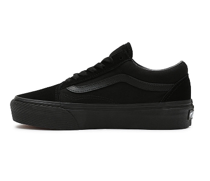 Vans Old Skool Platform Unisex Shoes Black VN0A3B3UBKA