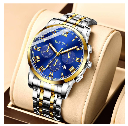 Watch For Men Water Proof Relo for Man Original Business Genuine Quartz Stainless Steel Accurate Wear-Resistant Luminous 2