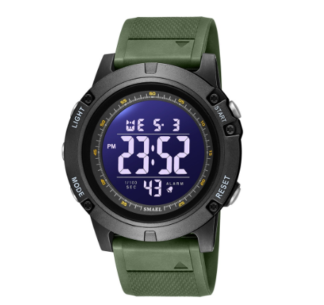 Smael 1902 Outdoor Sport Watch Waterproof Digital For Men's Fashion LED Light Stopwatch Multifunction Wristwatch Clock M5
