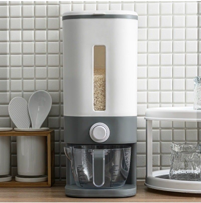 12kg Rice Dispenser and Storage with measuring cup