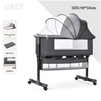 NIVICO BEBE Baby Crib Detachable Portable Newborn Cradle Bed Newborn Crib Splicing King Bed