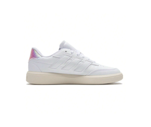 Adidas Women's Sneakers, Durable Casual Shoes, Fashionable Trend Minimalist White Shoes, Breathable Low-Top Skateboard Shoes