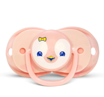 Razbaby Keep It Kleen Pacifier Reilly Pink Penguin