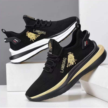 Space key LAMBORG Thick Shoes Mid-Cut Sneakers