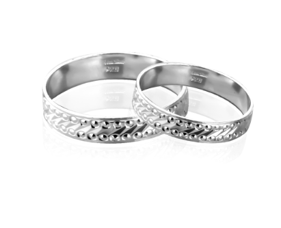 Unisilver 925 Sterling Wedding/Lover's Ring