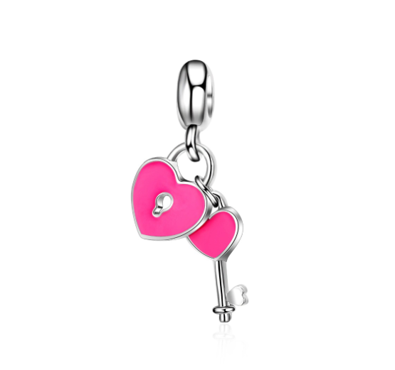 Glowing Turtle Nighttime Owl 925 Silver Dangle Charms Heart Balloon Bracelet Pendant 0026