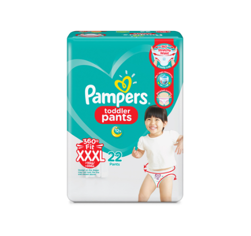 Pampers Baby Dry Pants Diapers XXXL 22s x 1 pack (22 pcs) - >16kg