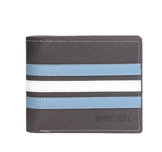 Imperial Horse Men's Leather Tri-fold Wallet Clasp and Zipper Coin Purse Wallet For Men