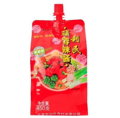 Li Min Condiment Garlic Chili Sauce 450g