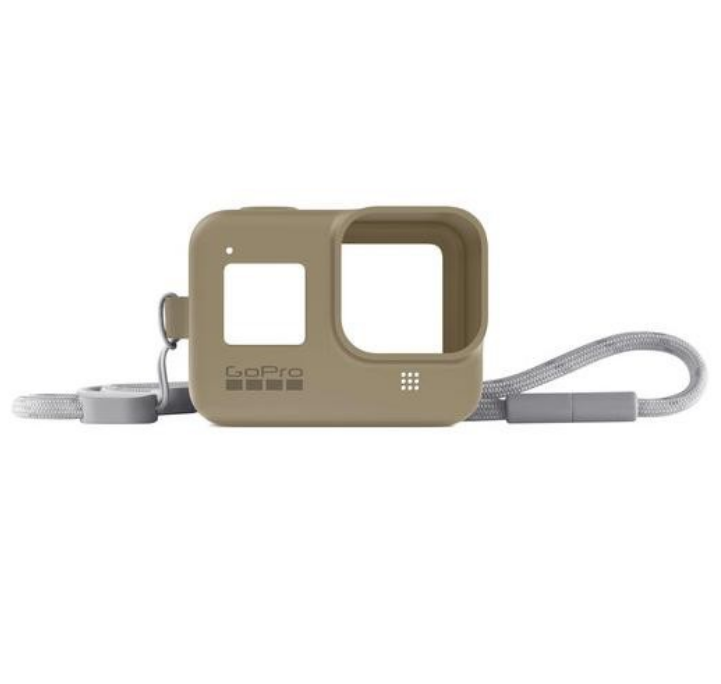 GoPro Hero 8 Silicon Case Sleeve + Lanyard for GoPro Hero 8 Sand