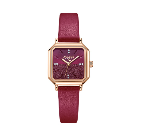 JULIUS waterproof quartz movement ultra-thin simple women's watch JA-1370 3