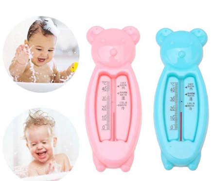 Cartoon Bear Shape Baby Shower Bath Water Thermometer Temperature Test Tool