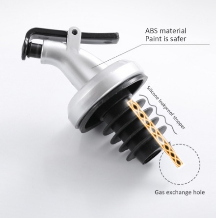 Oil Bottle Cap Leak-proof Bottle Flip Cover Kitchen Oil Pour Spouts Bottle Dispenser
