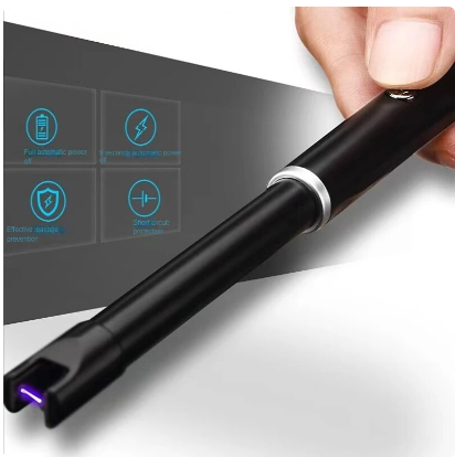 USB Rechargeable Arc Windproof Lighter Kitchen Cooking Igniter Outdoor BBQ Camping Lighter Portable Cigarette Accessories