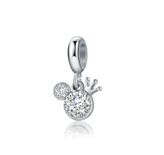 Glowing Turtle Nighttime Owl 925 Silver Dangle Charms Heart Balloon Bracelet Pendant 0022