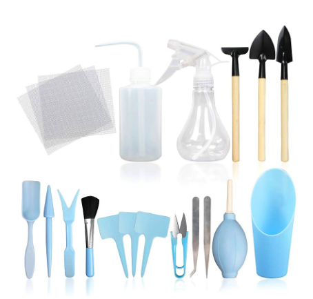 Mini Garden Tools Set, Succulent Transplanting Garden Planting Gardening Hand 16's