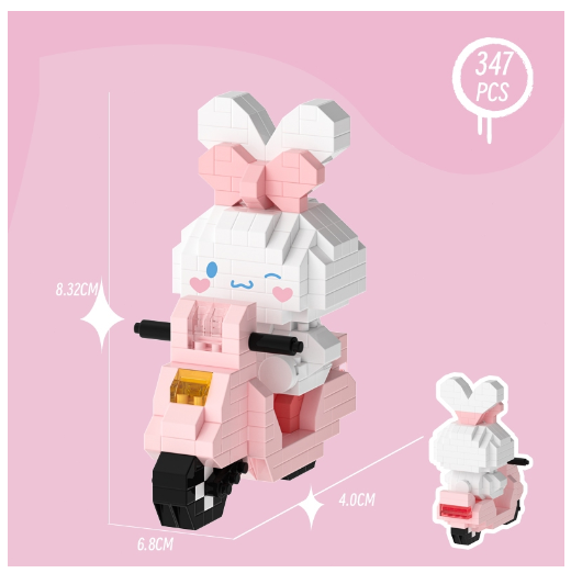 Building Block Toys Educational Toy Gift for Girls Desktop Decoration Cute LinaBeII L41
