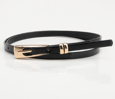 Lovito Women Basic Belts LNA28250 White/Black