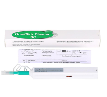Fiber Optic Cleaning Pen Field Tested Fiber Cleaner 800+ One Click Cleans for Computer Accessories