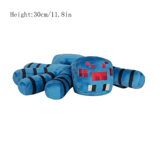 New Zombie Creeper Plush Doll Steve spider Ghost Cotton Stuffed Model Doll Alex Enderman Children Gift Game Toy 017