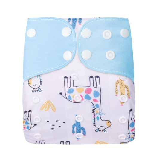 Reusable Waterproof Diaper With Single Size Print D28