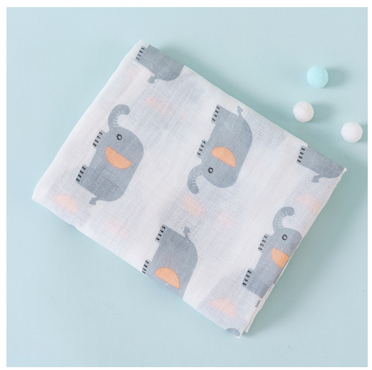 Cotton Baby Swaddle Blanket Play Mat Stroller Nursing Cover B6
