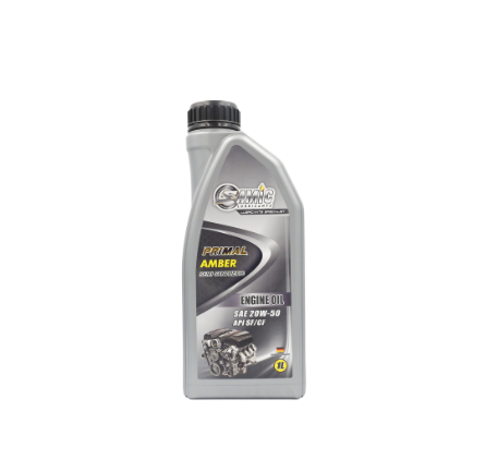 Samic Primal Amber SF/CF 20W50 Semi-Synthetic Gasoline Engine Oil (1 Liter)