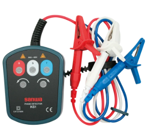 Sanwa KS1 Contact Type 3 Phase Detector Phase Sequence Tester Phase Rotation Testers Phase Indicator