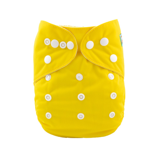 Alva Baby Cloth Diapers Solid Color One Size Adjustable Reusable Washable Pocket Cloth Diaper Cloth Diaper Only P16