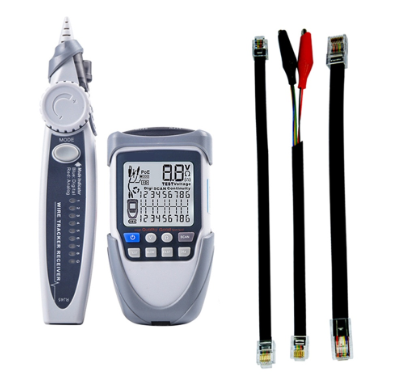 Battery Voltage Polarity Checking Test Cable Tester Network Cable Tester Tracker POE Wire Wiremap China Made