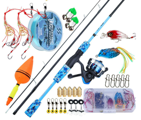 Sougayilang Fishing Rod Reel Combo 1.7M High Strength Strong Carbon Fishing Rod With Fishing Reel Fishing Accessory Fishing Line Fishing Set