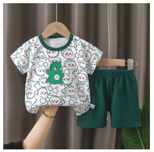 Boy Clothes Corp Terno for Kids Boys Fashion Sando Shorts Set Summer Terno For Kid Boy D17