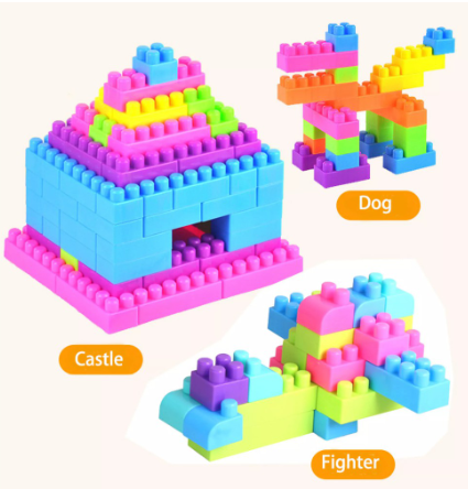 YUNLEO 500G About 250Pcs Building Block Toys Compatible Diy Creative Puzzle Toys Toy for Kids