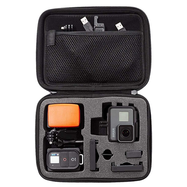 Travel Basics Plain Mesh Outdoor Carrying Case Action Cameras & Accessories GP102 - 23 x 7 x 17cm