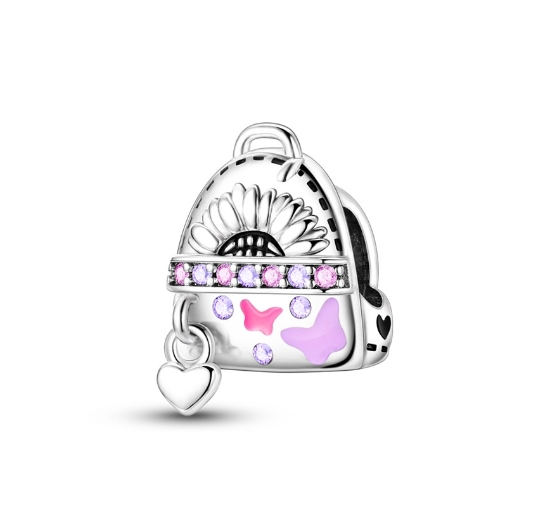 S925 Silver Charm Gorgeous Firework Beads Suitable For Pandora Bracelet Necklace Exquisite Bricolage Jewelry d28