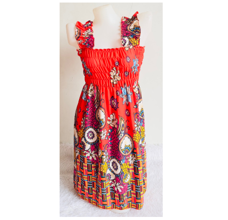 RUFFLES Mini Smocking || Maternity Dress || Summer Dress ||Above the knee up to Medium Size A