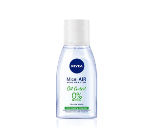 Nivea Face Cleanser Oil Control MicellAir  Water with 10x Oxygen Boost 125ml