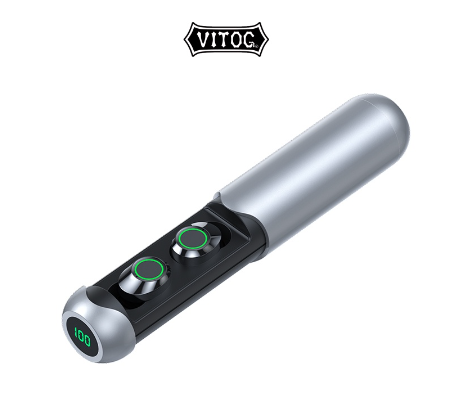 Vitog New Wireless Earphone BQ40 Bluetooth In-ear TWS Game Headset Touch Control Sports for All Smartphones