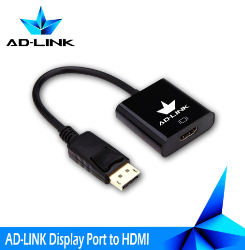 AD-LINK DP To HDMI Converter Male To Female Display port To HDMI Converter