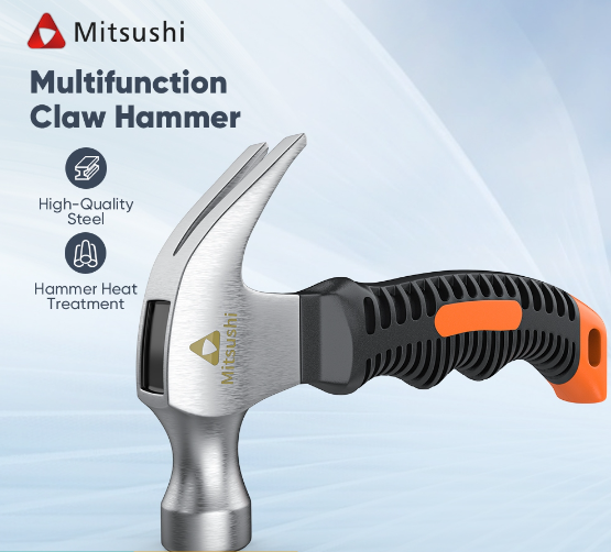 Mitsushi Claw Hammer 8oz Mini Stubby Hammer Tool Insulated Handle Nail Hammer Bakelite Handle Hammer