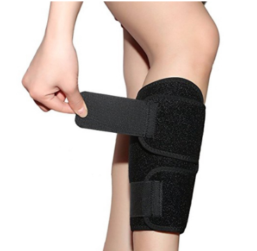 1Pcs Calf Shin Support Brace, Adjustable Calf Brace Compression Leg Sleeve Wrap Band for Running, Sports - Great Shin Support Improves