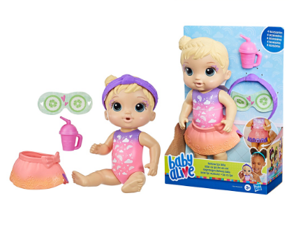 Baby Alive Rainbow Spa Blonde Hair Baby Doll